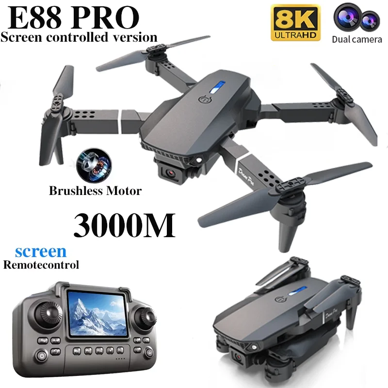 Drone E88 PRO Profesional deng - Rc Helicopter Case ulasan dan harga