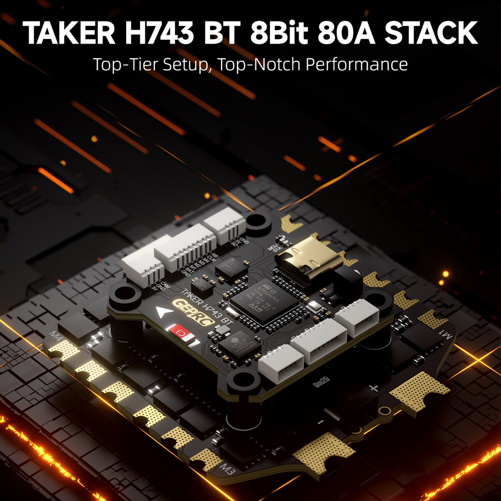 GEPRC TAKER H743 BT 8Bit 80A S - Rc Helicopter Case ulasan dan harga