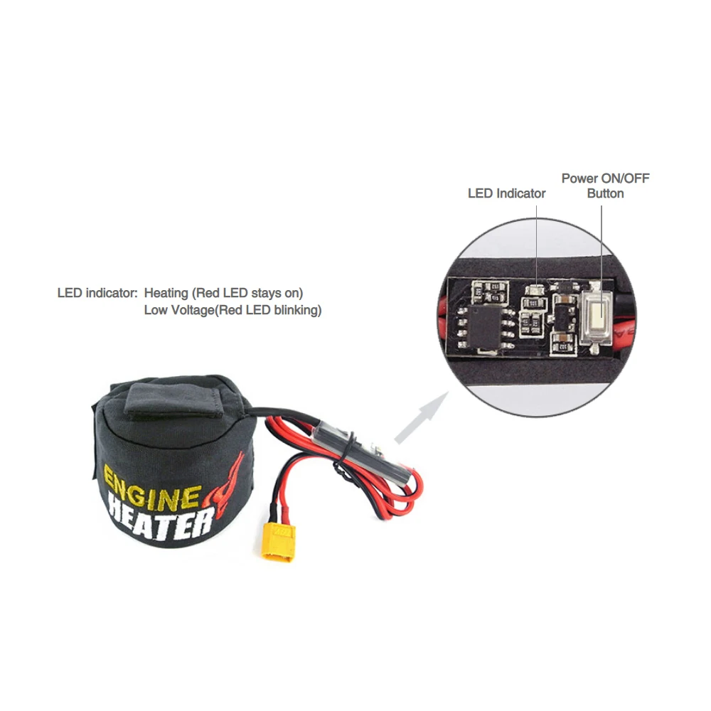 Pemanas Mesin SKYRC 600066 12V - Rc Helicopter Nitro ulasan dan harga